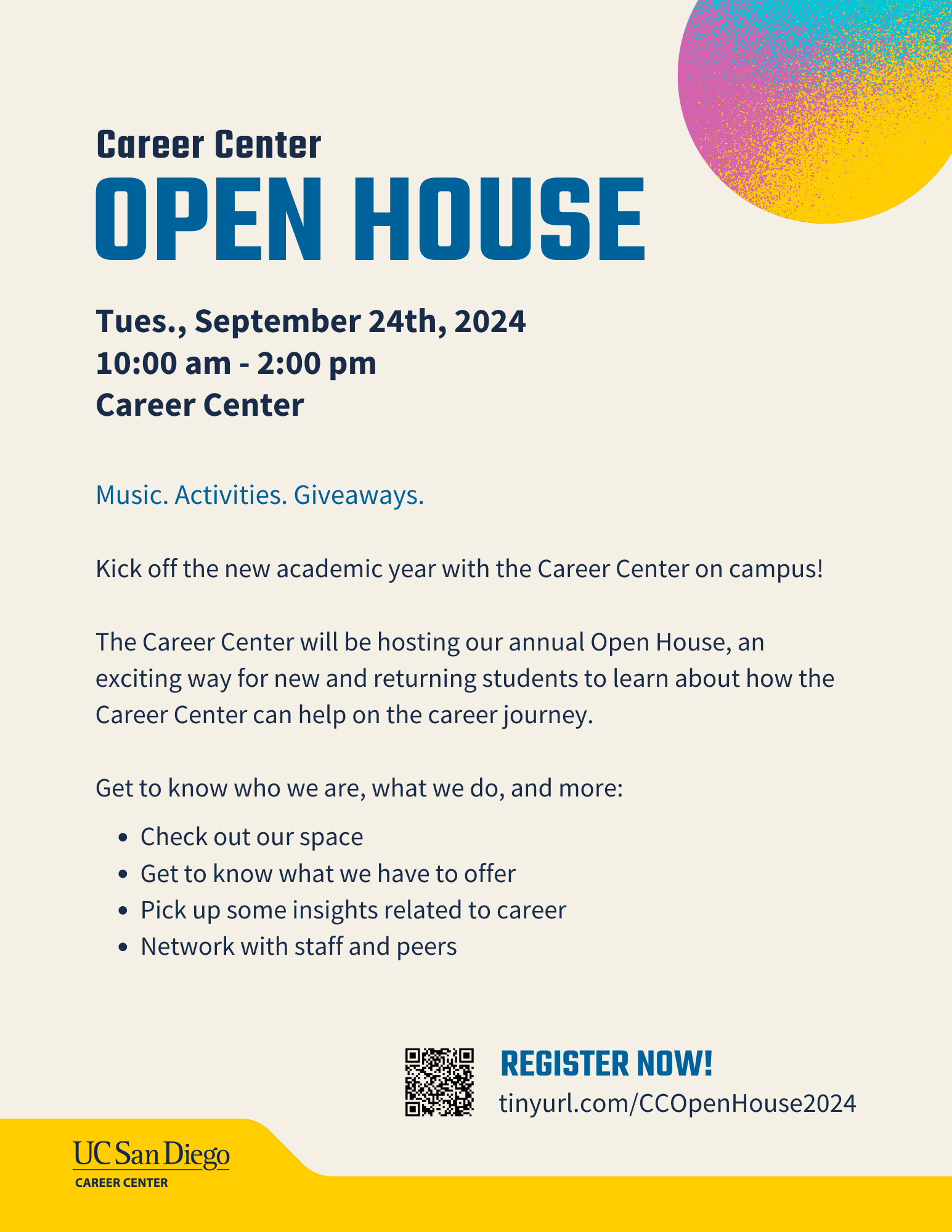 Open House Sept 24